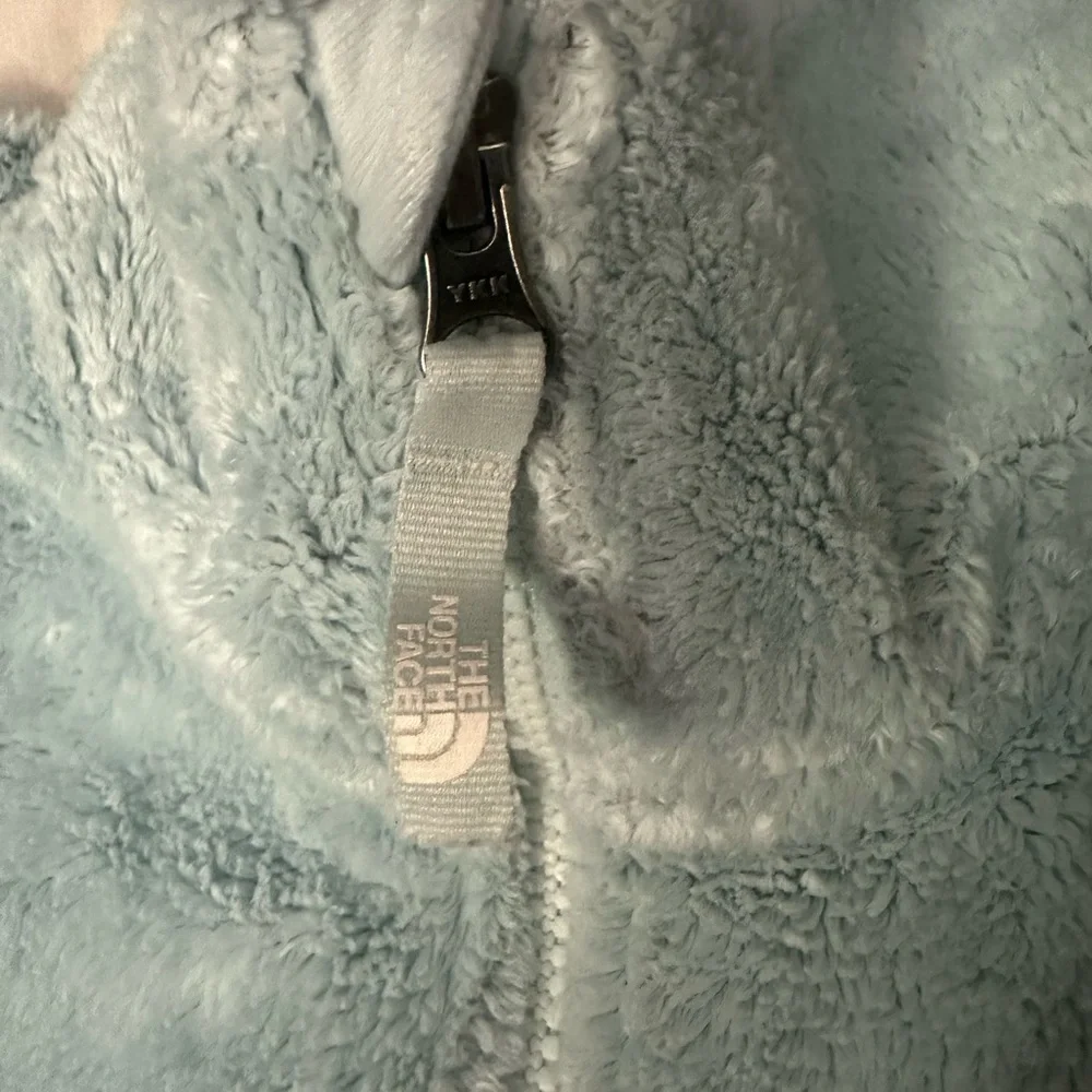 The North Face Plush Fuzzy Jacket in Pale Blue girls